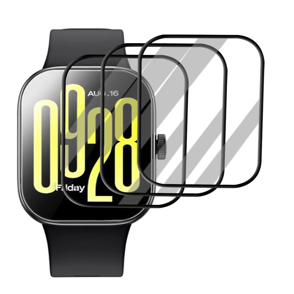 Screen Protector for Xiaomi Redmi Watch 5 Curved Screen Protector Redmi Watch 5 Ultra-HD Full Coverage Protective Accessories