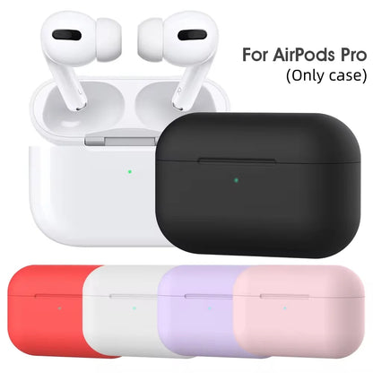 Soft Silicone Cases For Apple Airpods  Pro Protective Bluetooth Wireless Earphone Cover For Apple Air Pods Charging Box Bags