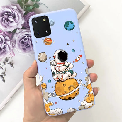 For Samsung Galaxy Note10 Lite Case SM-N770F 6.7'' Popular Candy Painted Cover Soft TPU Phone Case For Samsung Note 10 Lite Bags