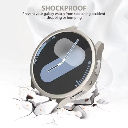 PC Cover for Samsung Galaxy Watch 7 Case 40mm 44mm Accessories Frame Protective Hard Bumper Shell Galaxy Watch7 smart watch cove