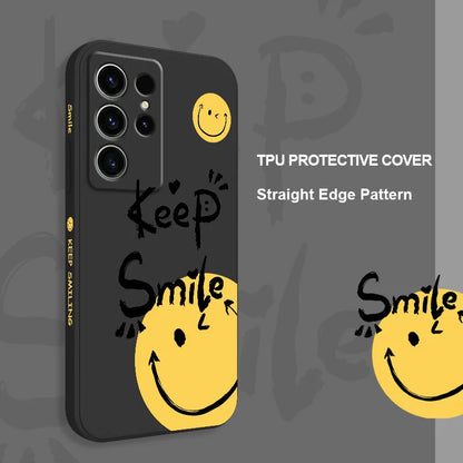 Street Slogan Phone Case For Samsung Galaxy S25 S24 S23 S22 S21 S20 S10 S10E Ultra Plus FE Note 20 Ultra Plus Cover