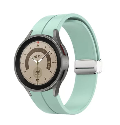 No Gap Magnetic Silicone Strap For Samsung Galaxy Watch 7 6 5 4 44mm 40mm Pro 45mm Bracelet Galaxy Watch6 Classic 43mm 47mm Band