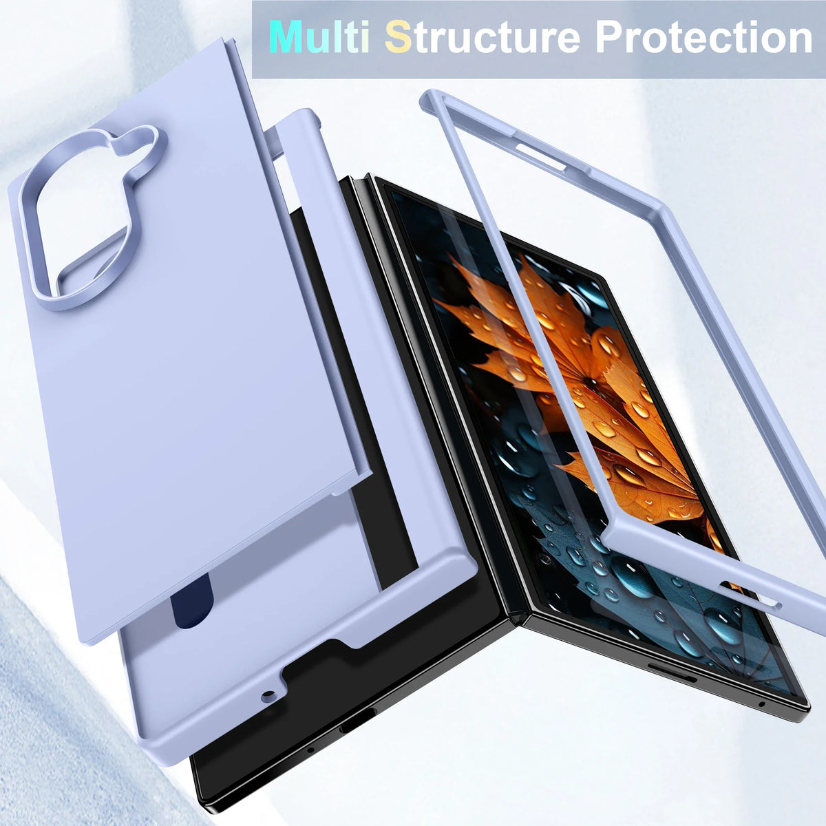 Hard Strong Anti-Fingerprint Stand Case for Samsung Galaxy Z Fold 8 ultra 7 5G fold8 Fold7 Fold6 Fold5 Fold 5 6 4 3 Fold3 Fold4