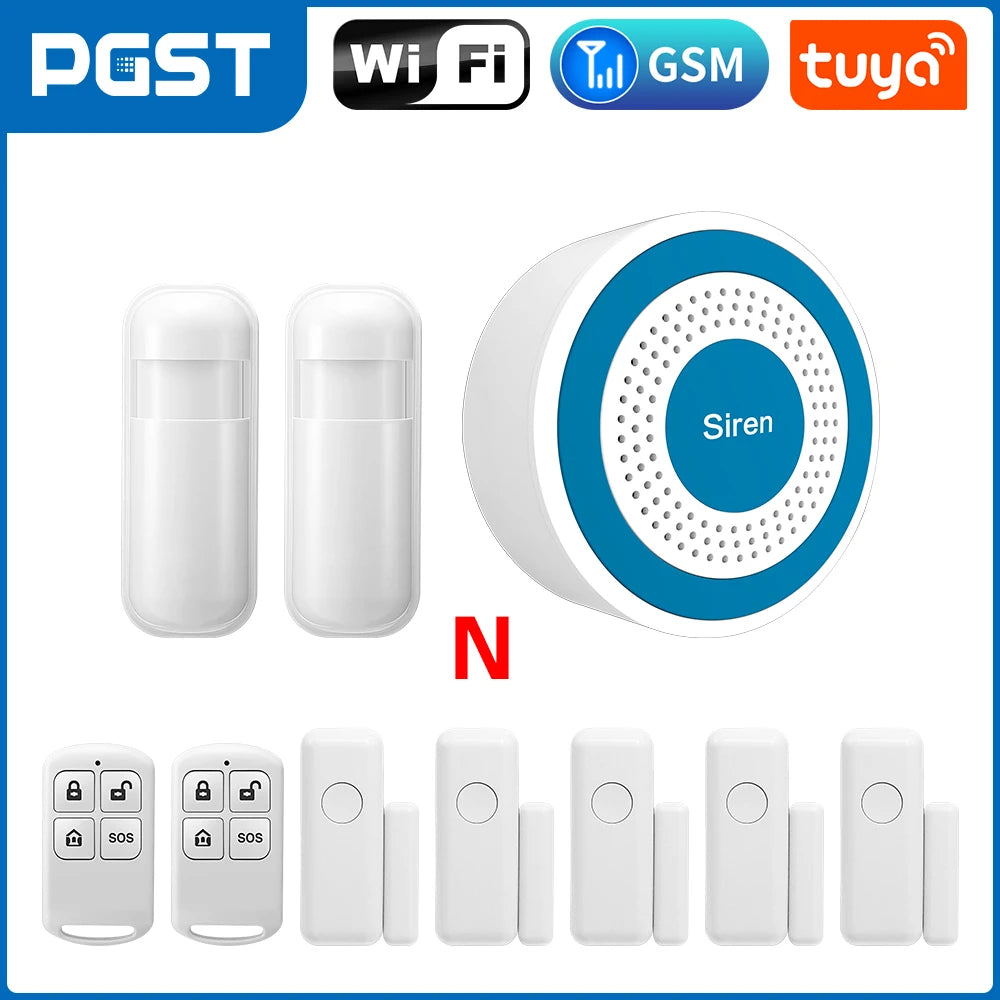 Security Remote Control 433mhz Door Sensor Siren as Alarm System RFID Motion Sensor Detector