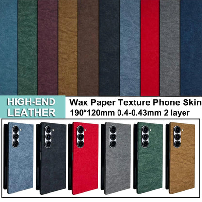 VORMIR 20pcs Plain Leather Phone Skin Wrap Decoration Stickers for Cutting Machine Rear Back Films for Phone Accessory Store