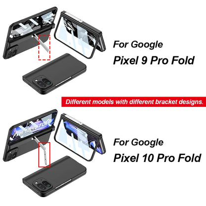 Magnetic Hinge Armor Stand Case For Google Pixel 10 9 Pro Fold Front Screen Glass Protective Cover For Pixel 10 Pro Fold Case