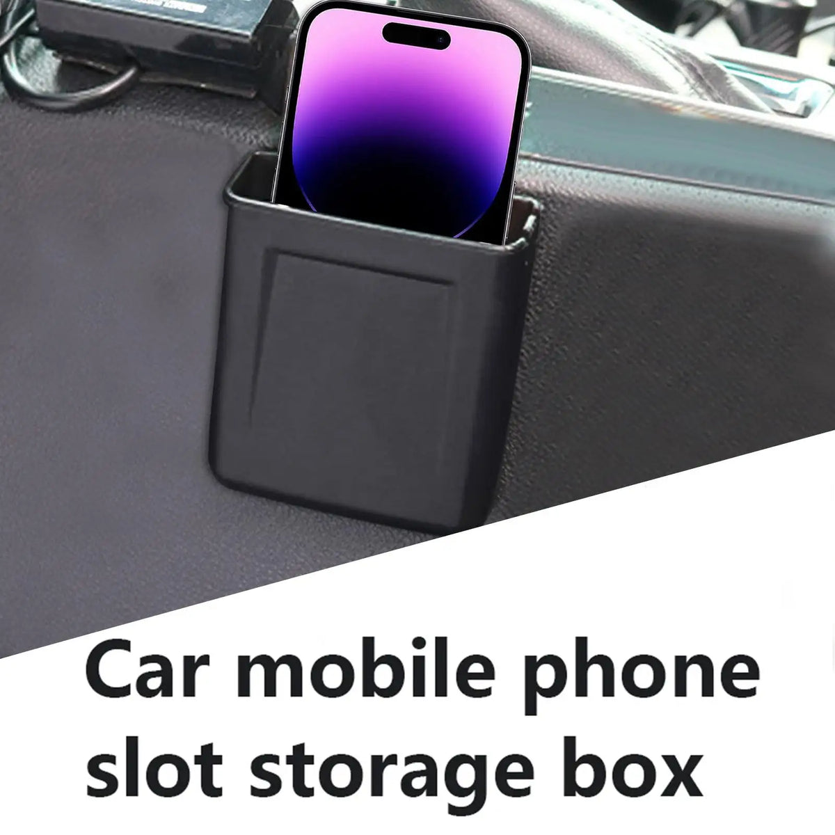 Car Cell Phone Gap Holder Portable Car Creative hanging Storage Box Creative hanging phone small items bag for Car house office