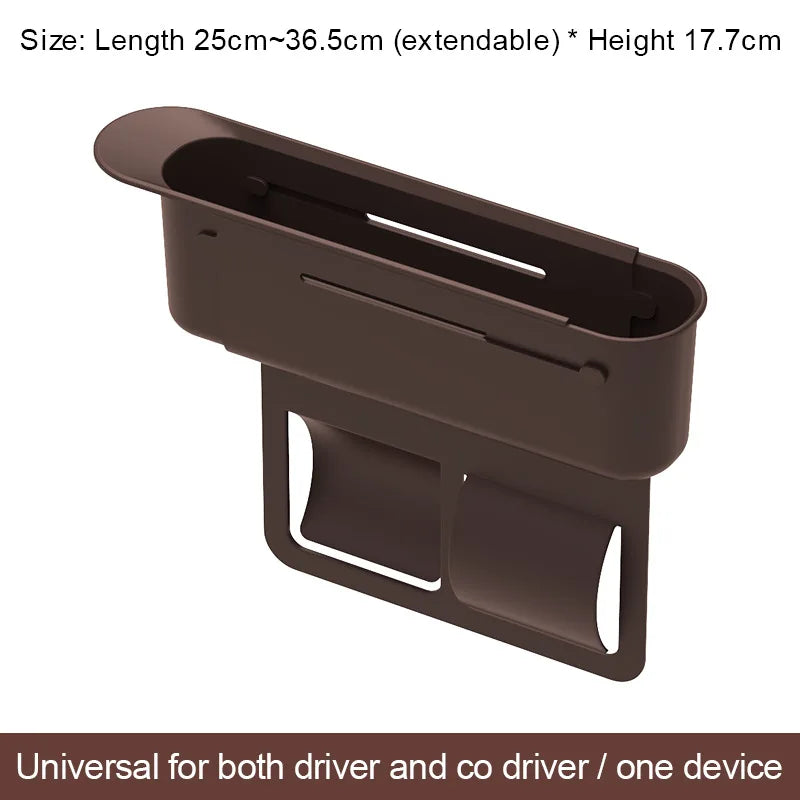 Car Seat Crevice Gaps Storage Box Seat Organizer Gap Slit Filler Holder For Wallet Phone Cigarette Slit Pocket Car Storag Box