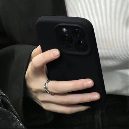 Camera lens Liquid Silicone Phone Case For iPhone 16  15 11 14 13 Pro Max Cases For iPhone 12 11 Pro 15 14 Plus Protection Cover