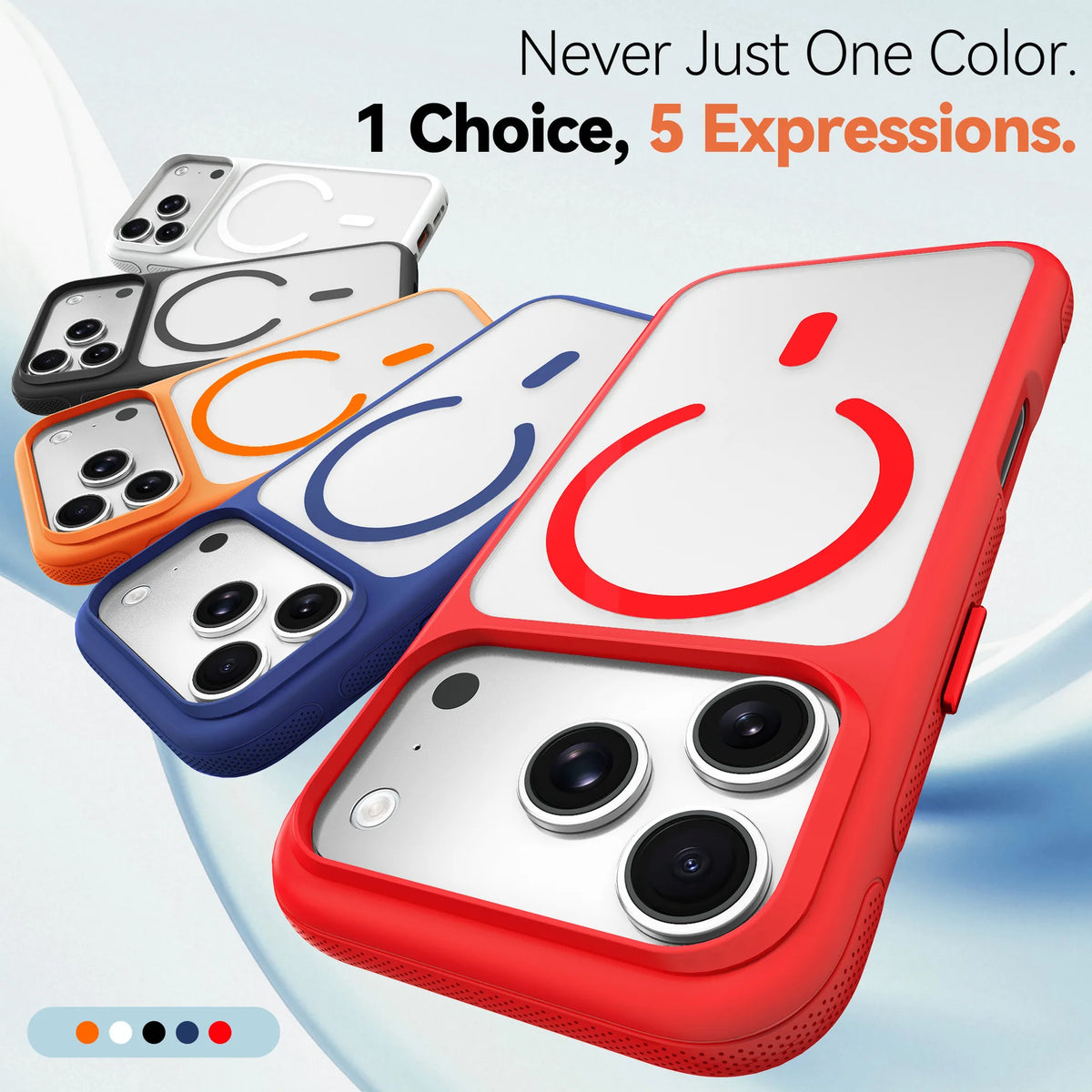 case for 17 16 15 14 13 12 pro max Matte skin texture semi transparent protective case Anti-Fingerprint Wireless Charging tough