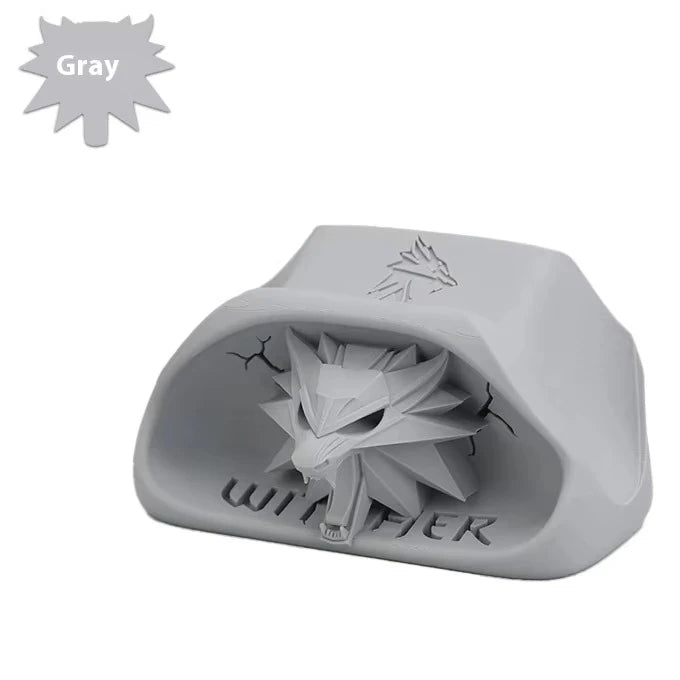 Wolf Head Badge Game Controller Base Bracket for Xbox Gamepad Gaming Peripherals Computer Accessories Desktop Storage Organizer
