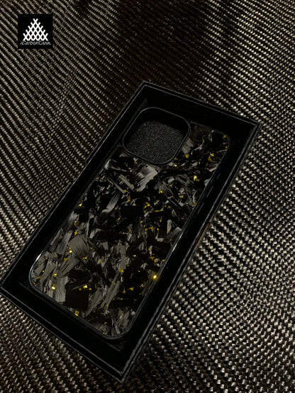 Magnetic Real Forged Carbon Case for iPhone 17 17Air 16 15 14 13 12 11 Pro Max 16+ 15+ Protective Phone Back Cover with MagSafe