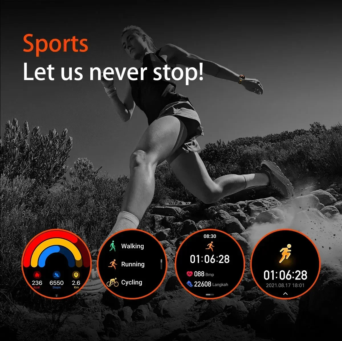Brand+TANK Ultra 1400mAh Big Battery Smart Watch Men GPS Path Sport Flashlight BT Call Waterproof Outdoor Military Smartwatches