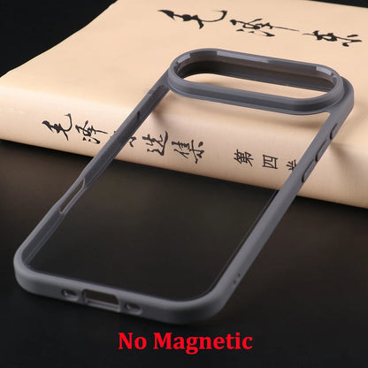 UGOjP For iPhone 17 Air Case Men Women Anti-drop Transparent Phone Case Shockproof TPU Frame Clear Thin Protective Back Cover