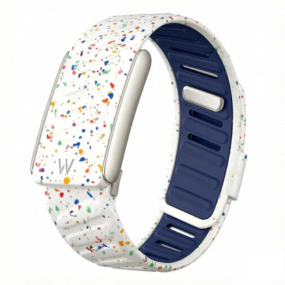 Suitable for Whoop 5.0 Dual Color Silicone Soft Strap Official for Whoop MG Sports Wristband with Metal Frame Included