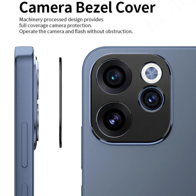 Aluminum Metal Rear Camera Protectors for OPPO Reno 15F 15FS Lens Cover For Reno15F Hollow Lens Ring Film
