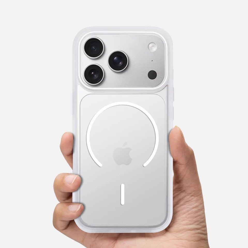 Luxury Transparent Magnetic Bumper Case for iPhone 17 Air 16 Pro Max 15 14 13 12 Magsafe Wireless Charge Clear Shockproof Cover