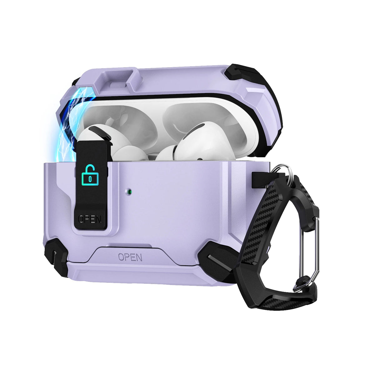 Phone Holder Security Lock Cover For AirPods Pro 3 2025 Case For AirPods Pro3 Pro 3rd Gen 2025 Cases Shockproof  Headphone Cover
