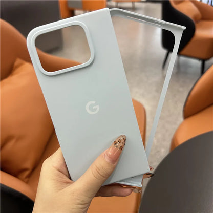 Original Case For Google Pixel 9 Pro Fold Case Ultra-thin Matte Hard PC Flip Phone Cover For Pixel Fold 2 Full Protective Bumper