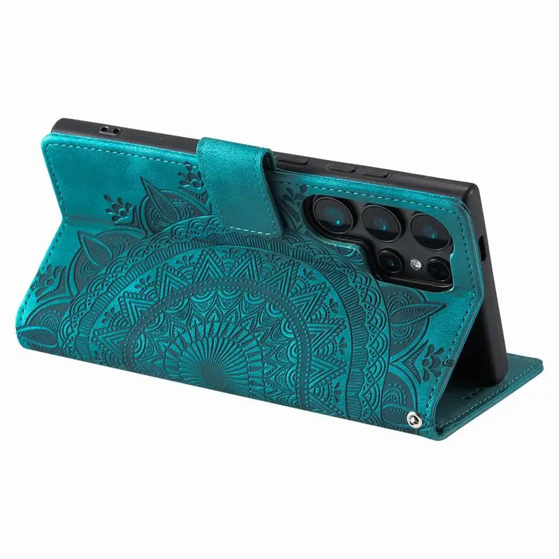 S26 S25 S24 S23 S22 S21 S20 Ultra S10 S9 S8 Plus FE Case For Samsung Galaxy Note 20 10 9 8 Leather Wallet Phone Cover