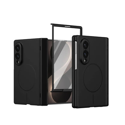 For Samsung Z Fold 8 Magsafe Case Built-in Screen Protector Skin Feel PC Full Body Cover for Samsung Galaxy Z Fold 8 Fold8 Cases