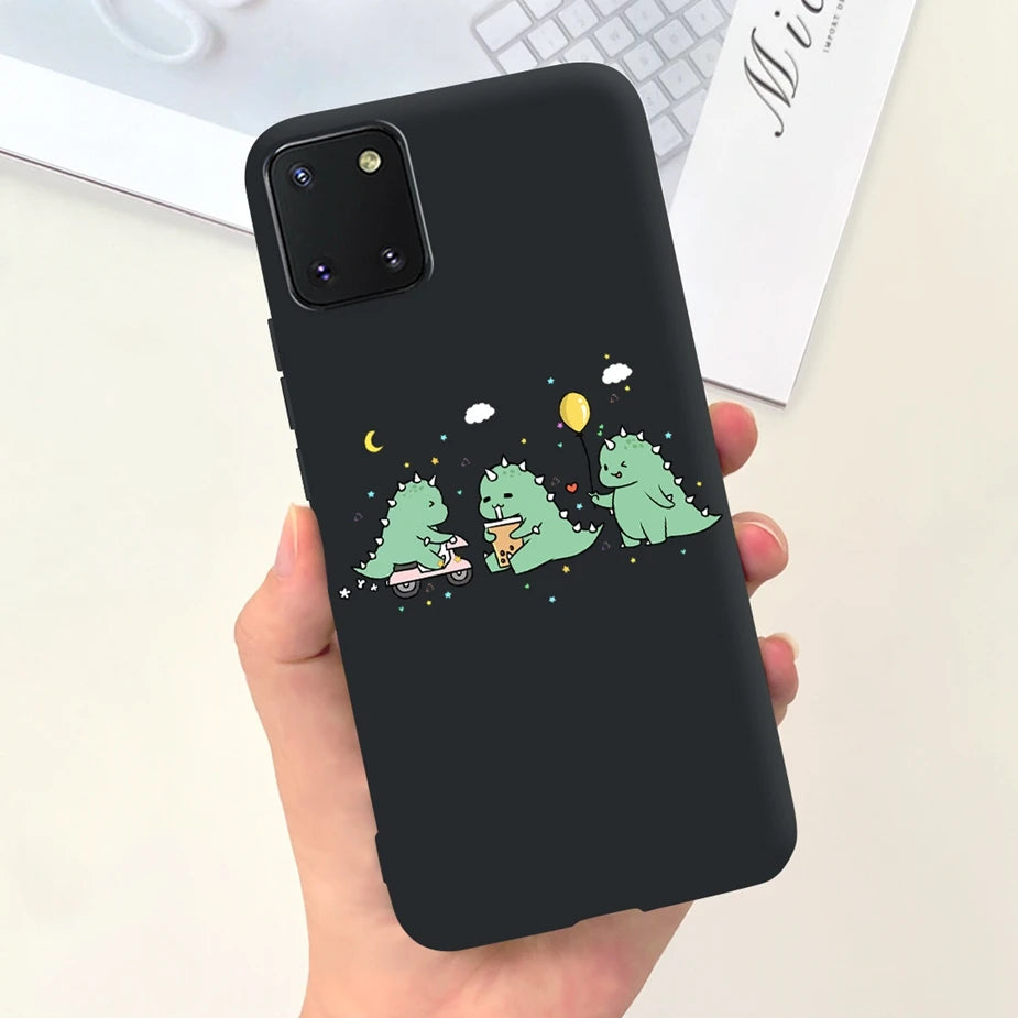 For Samsung Galaxy Note10 Lite Case SM-N770F 6.7'' Popular Candy Painted Cover Soft TPU Phone Case For Samsung Note 10 Lite Bags