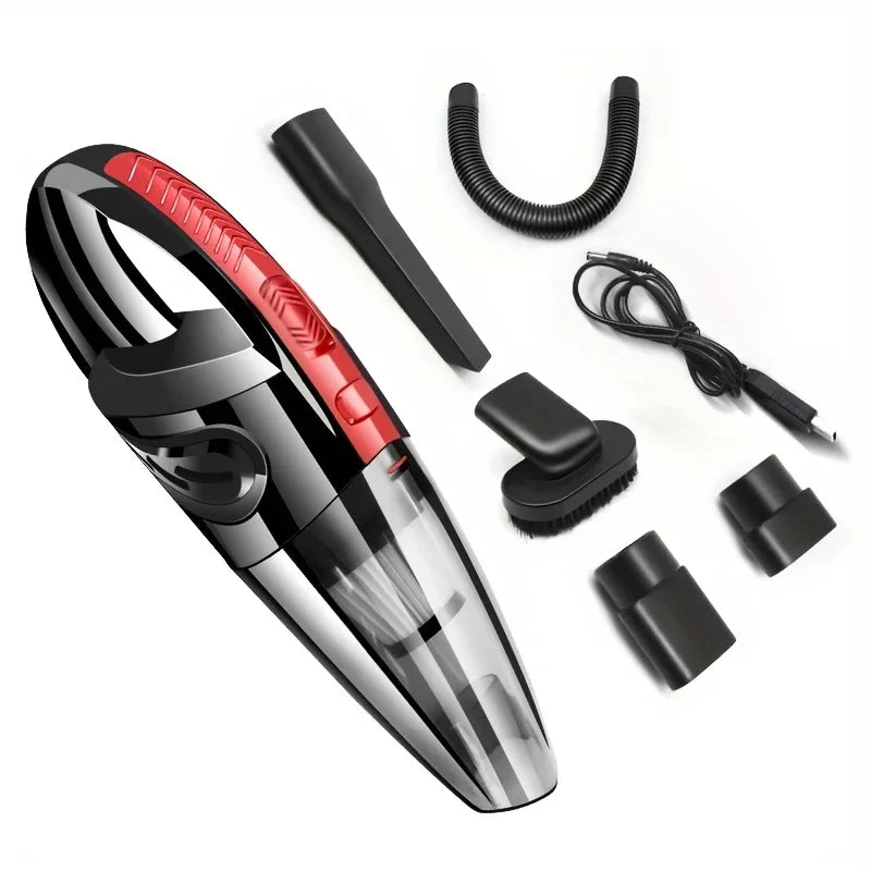 Portable wireless vacuum cleaner, multi-function car and home dual-use, rechargeable, long-lasting battery life, strong suction