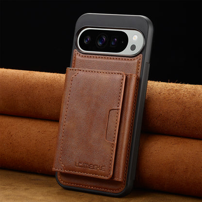 Card holder Phone Case For Google pixel 10 9 8 7 pro XL 8A 9A cover Luxury For Magesafe Magnetic Leather funda wallet cases