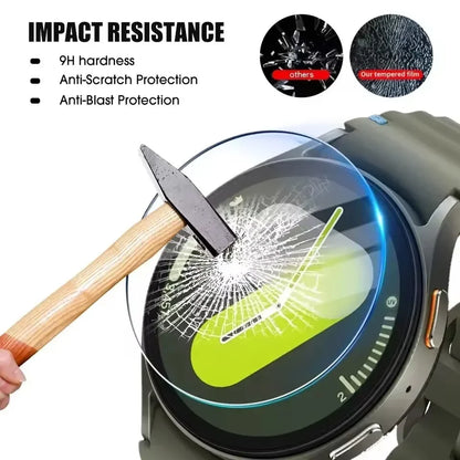 1-5PCS Premium Tempered Glass For Samsung Galaxy Watch Ultra 47mm Easy Install Screen Protector on Galaxy Watch7 40mm 44mm Glass