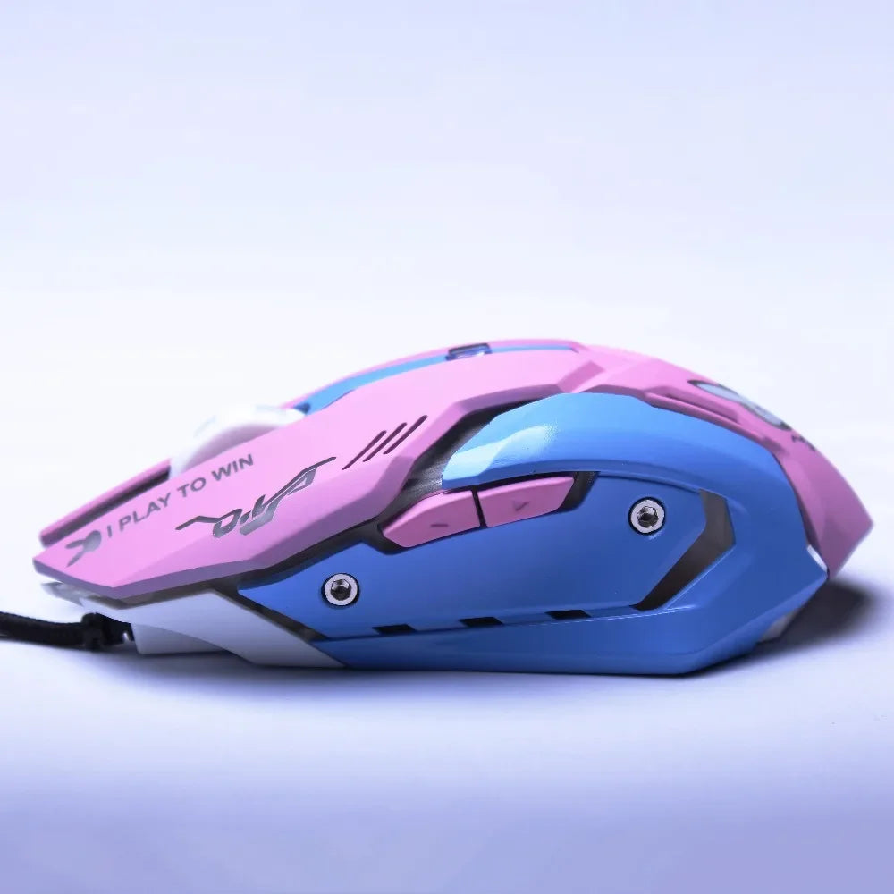 OW 6 Buttons Breathing LED Backlit Gaming Mouse D.VA Reaper Wired Computer Mouse For Overwatch PC Gamer Mice Gaming Mice Gamer
