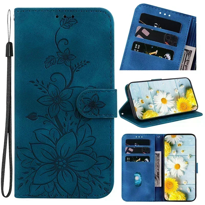 Leather Phone Case For Samsung Galaxy S10 Lite S10 S9 S8 Plus S10e S7 EDGE S6 Wallet Lanyard Cover