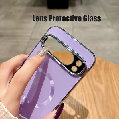 Magnetic Case For Google Pixel 11 10 9 Pro XL 8 7 6 A ProXL 10A 9A 8A 7A AG Matte Lightning Cover Protective Shockproof Cover