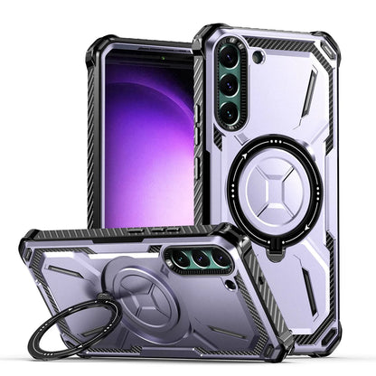 Stand Case for Samsung Galaxy S25 S24 S23 S22 S21 Ultra [Compatible with Magnetic][Invisible Magnet Kickstand] Anti-Drop Cover