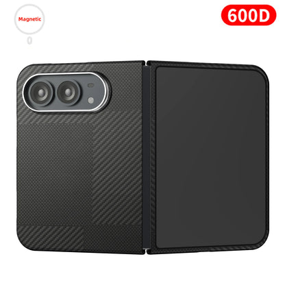 Suitable for iphone duo case,carbon fiber Kevlar aramid fiber hard shell,lightweight magnetic Slim light black cover premium