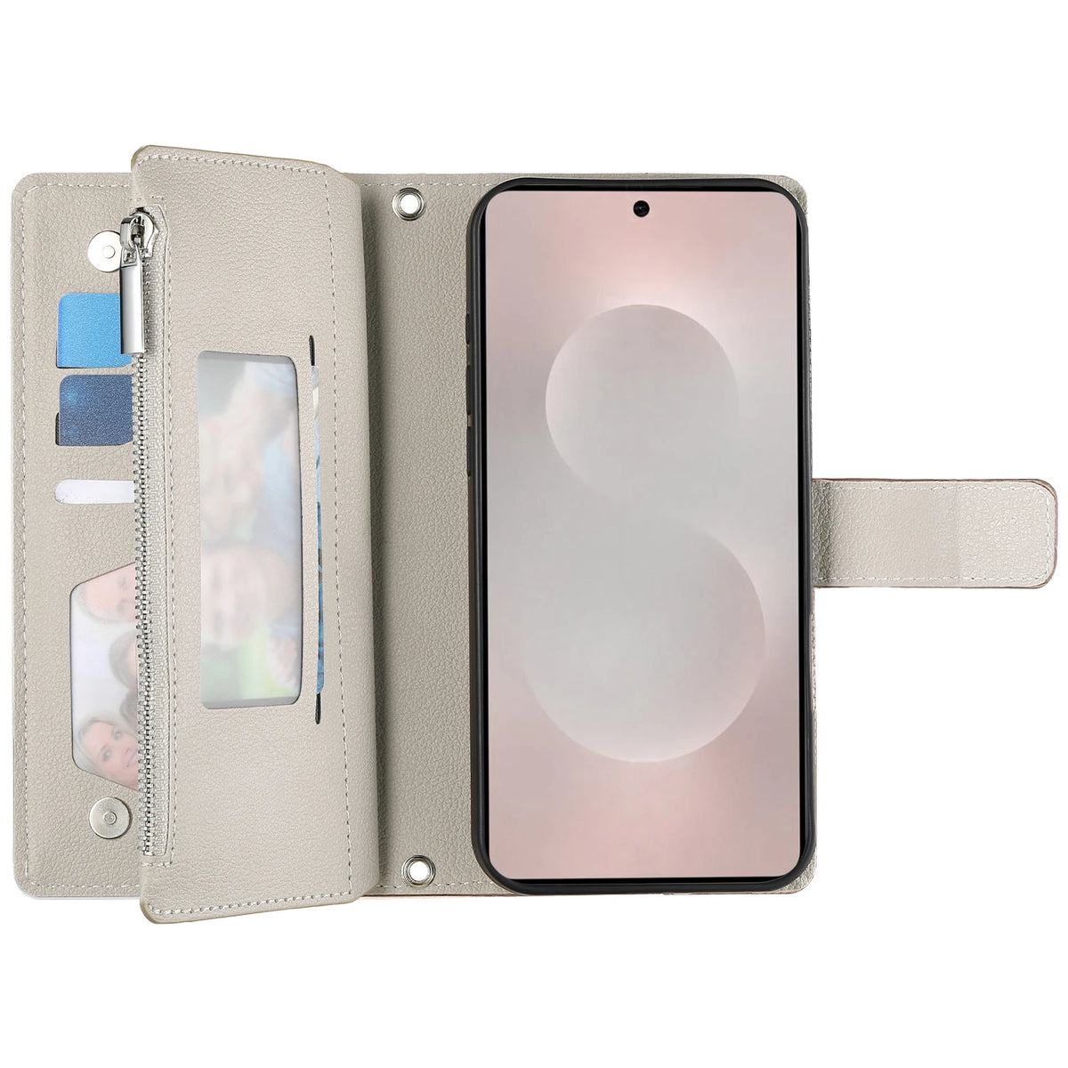 Flip Leather Phone Case For Samsung Galaxy S26 S25 S24 Ultra S23 FE S22 S21 S20 Plus A17 A07 A16 A56 A36 A26 Wallet Card Cover