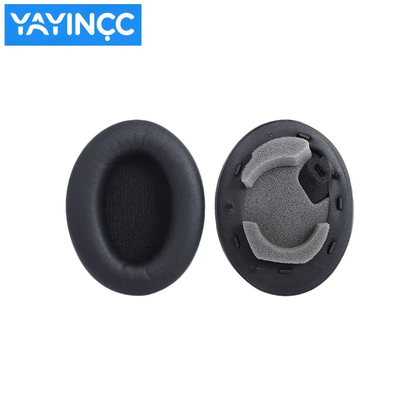 Replacement Easy to install Snap on Headbeam cushion/Protein skin memory sponge ear pad For Sony WH-1000XM4 Headset repair parts