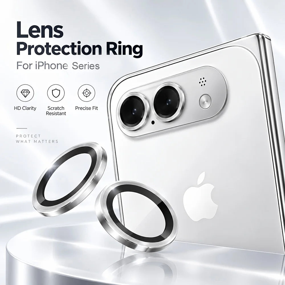 For iPhone Duo Lens Camera Protector iPhone 18 Pro Max 17 16 15 14 13 12 11 Pro Max 13 12 Mini 16 15 14 Plus HD Clear Lens Glass