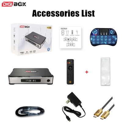 [Genuine] DIGIBOX D6 MAX Android TV Box Hot Sell in Japan,USA, Compatible Upgraded from D3 PLUS, Similar to EVPAD 11P Function
