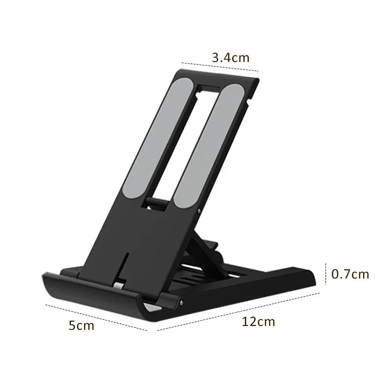 Desktop Foldable Phone Holder Stand Portable Tablet Stand Desk Lazy Bracket For iPhone 13 Pro iPad Mobile Phone Tablet below 12