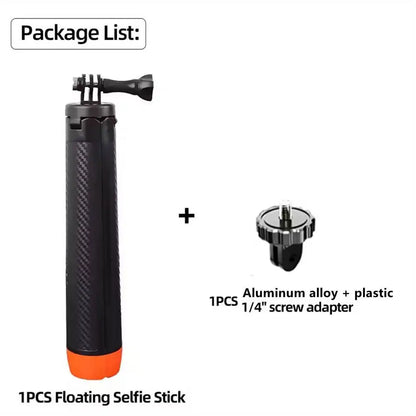 Underwater Buoyancy Pole Extendable Selfie Stick Tripod Suitable for GoPro Insta360 DJI OSMO Sports Camera Accessories