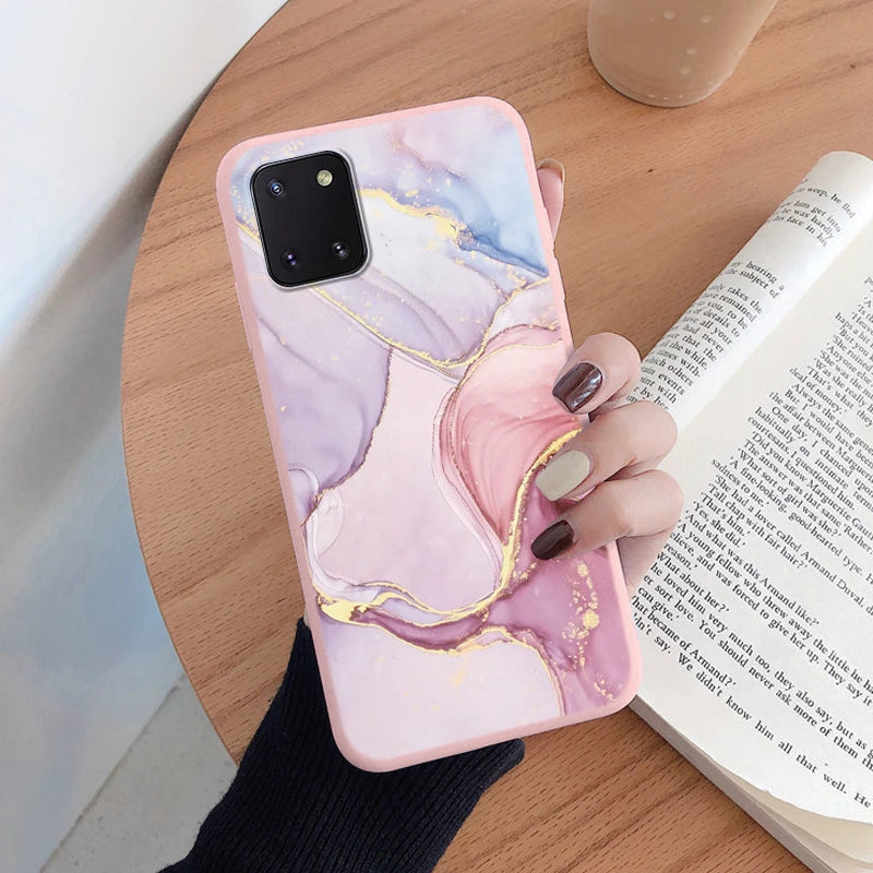 Case For Samsung Galaxy Note 10 Lite Soft Silicone TPU Back Cover Case Protective Coque For Samsung Note10 Lite Funda Capa Shell