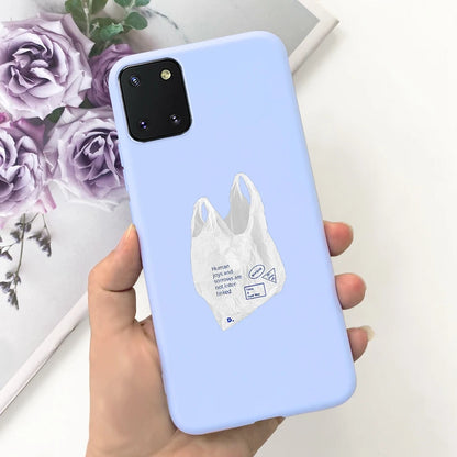 For Samsung Galaxy Note10 Lite Case SM-N770F 6.7'' Popular Candy Painted Cover Soft TPU Phone Case For Samsung Note 10 Lite Bags
