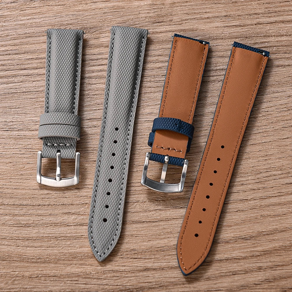 NATOBELT Sailcloth Watch Strap 18mm 19mm 20mm 22mm PVC Watch Strap Nylon Watchband Quick Release Sport Wristband Accessories
