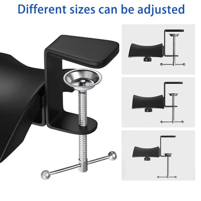 Adjustable Rotatable Arm Clamp PC Gaming Headphone Stand for Headset Hanger Hook Holder Desk Space Save Clip Mount
