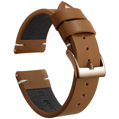 Leather Watch Band Strap Sport Vintage Leather Men Women Watchband Stainless Steel Buckle Watch Accessories 18mm 20mm 22mm