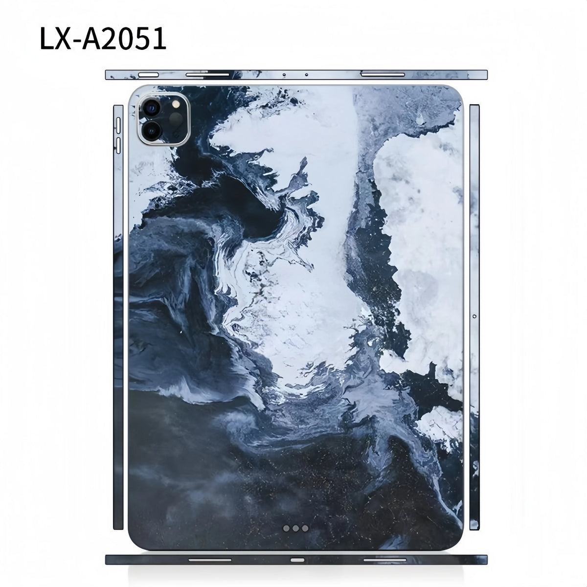 For iPad Skins Cover Sticker Protective Film Pro 11 12.9 2022 2021 2020 Air 4 5 Tablet Decals Anti-scratch Protection Stickers