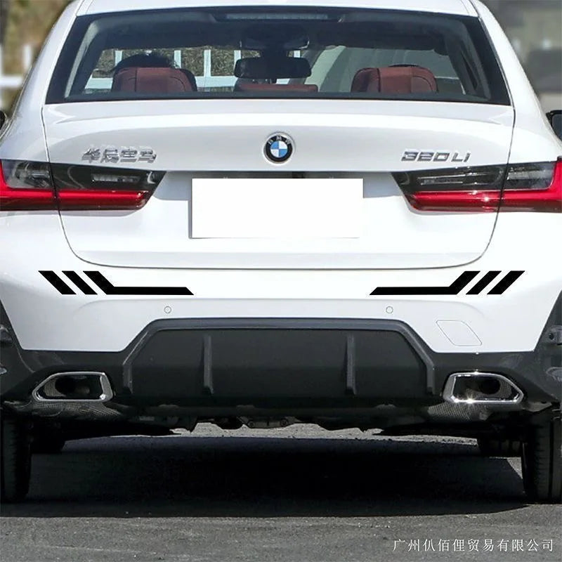 Car Stickers, Front and Rear Bumper Stickers, Body Fender Personalized Reflective Waterproof Decals Car Accessories