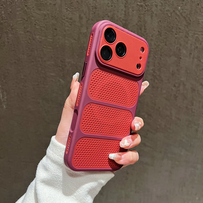 Summer Heat Dissipation For Magsafe Magnetic Case For iPhone 17 16 15 14 Plus 13 12 Pro Max Lens Protection Shockproof Cover