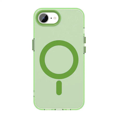 For iPhone 17e 16e Case New Fashion Frosted Transparent Candy Magnetic  Anti-drop Cover For iPhone 17E Wireless Charging Funda