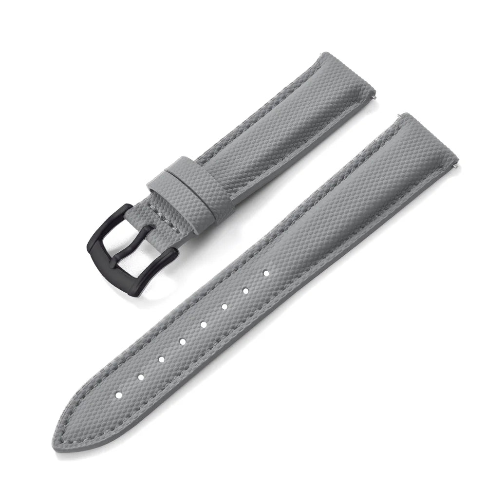 NATOBELT Sailcloth Watch Strap 18mm 19mm 20mm 22mm PVC Watch Strap Nylon Watchband Quick Release Sport Wristband Accessories